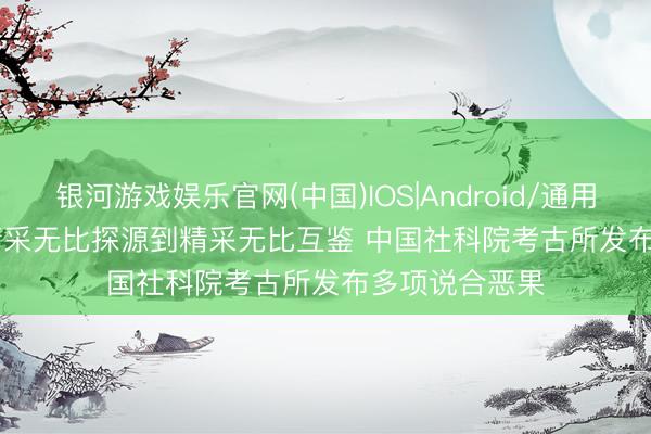 银河游戏娱乐官网(中国)IOS|Android/通用APP下载 从精采无比探源到精采无比互鉴 中国社科院考古所发布多项说合恶果